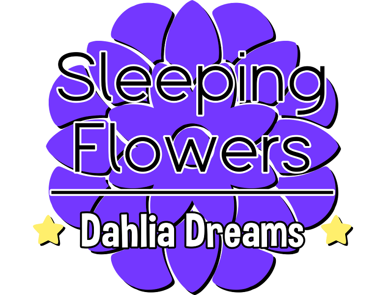 sleeping flowers dahlia dreams logo