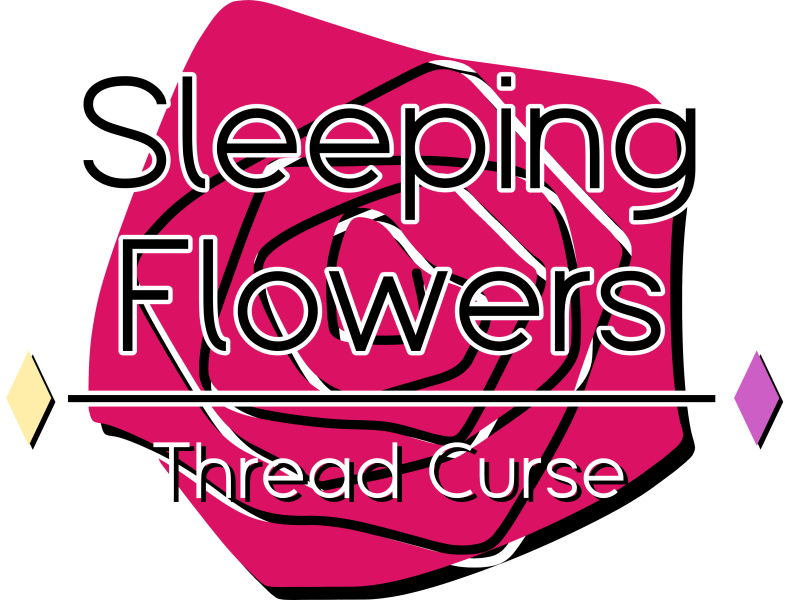 sleeping flowers thread curse logo